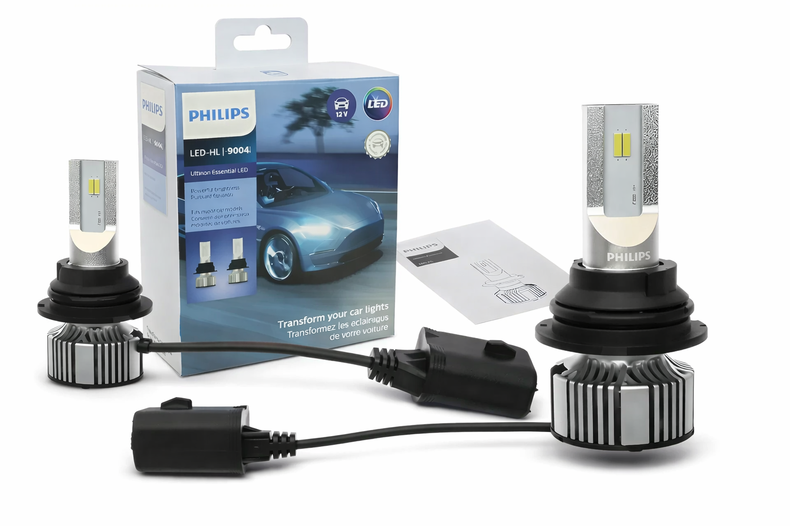 KIT LED 9004 BLANCO 2 CARAS PHILIPS