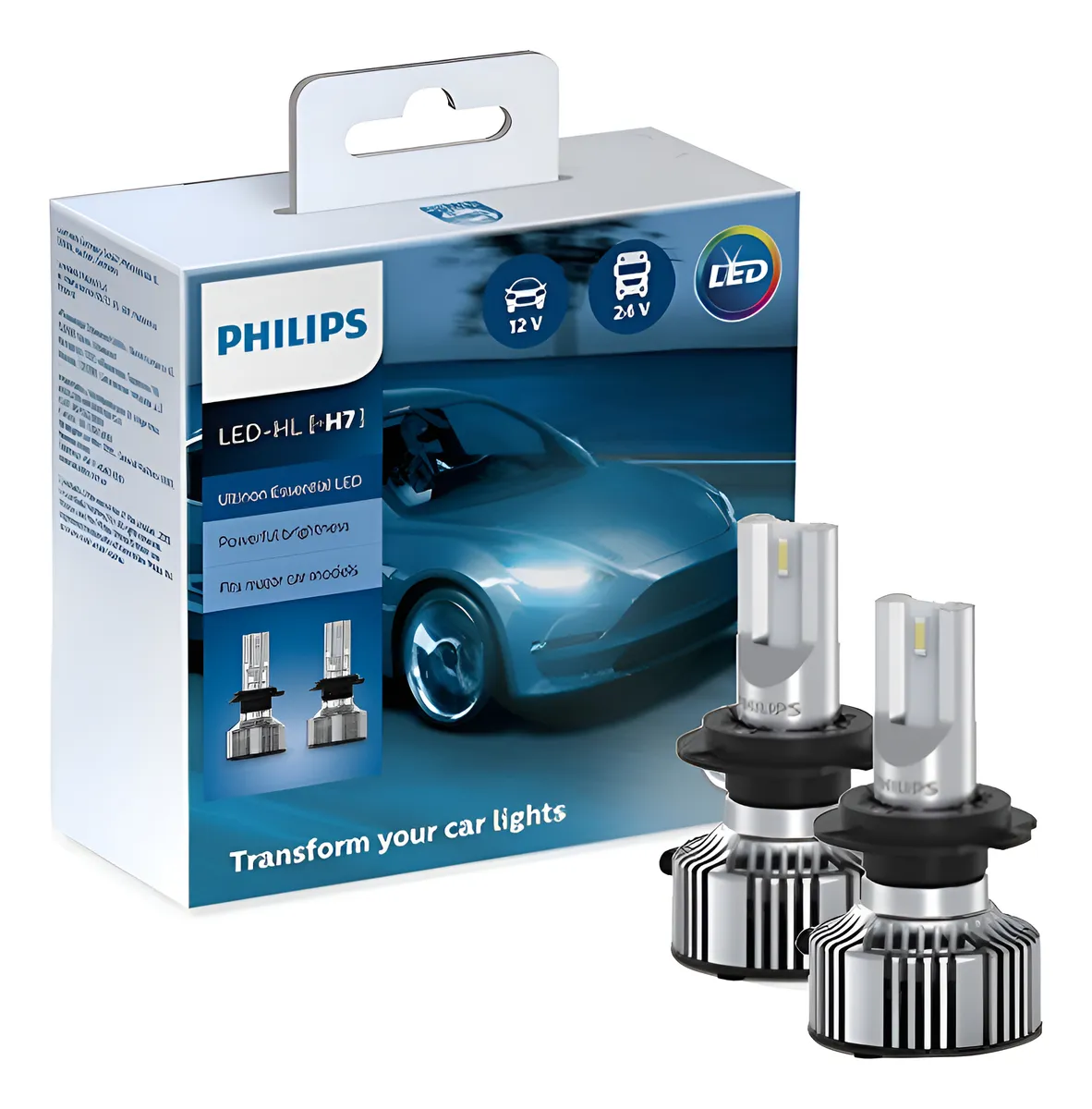 KIT LED H7 BLANCO 2 CARAS PHILIPS