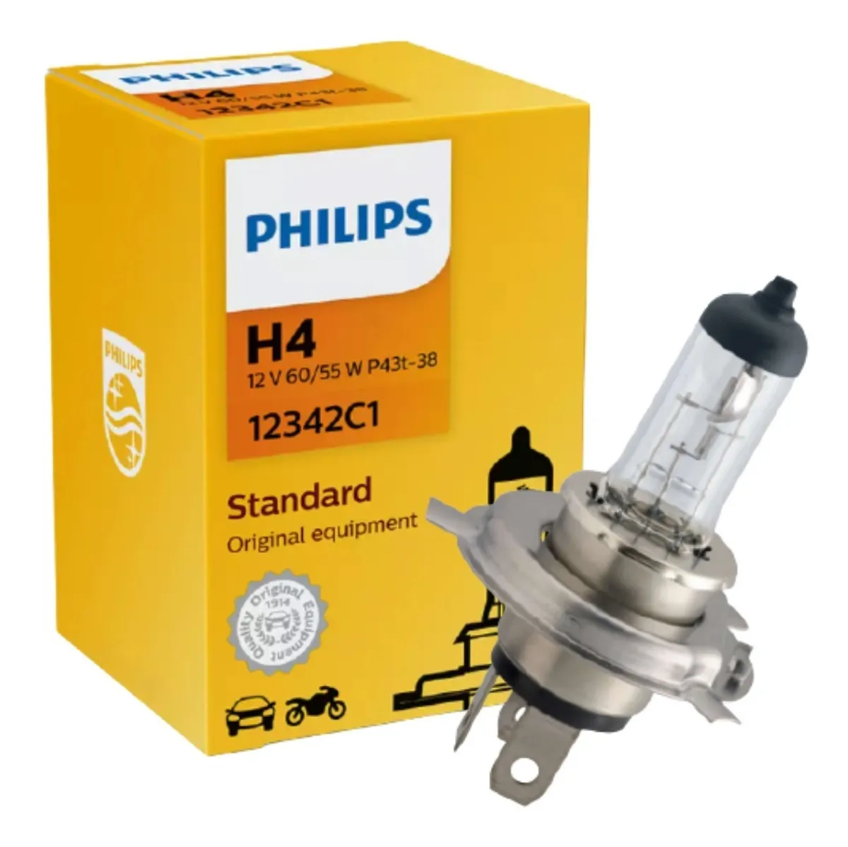 FOCO H4 55/60 W 12V PHILIPS