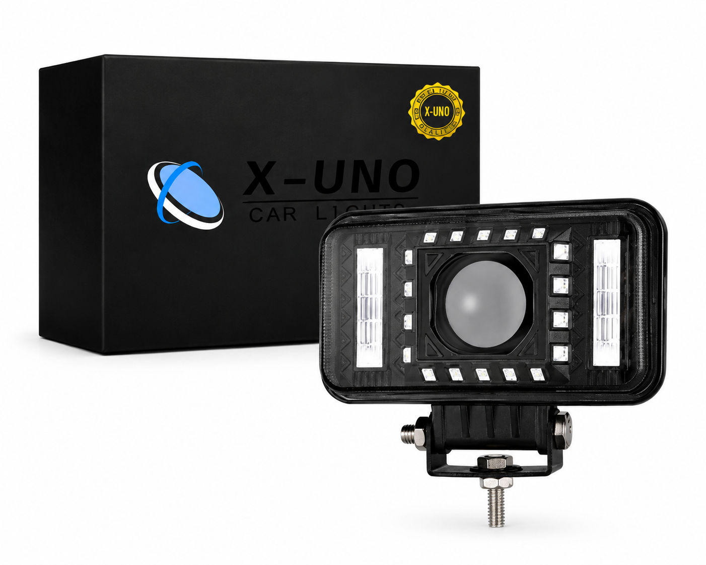 #25-M FARO AUXILIAR C/PROYECTOR ALTA Y BAJA BLANCO C/CUATO BLANCO Y LASER ROJO X-UNO