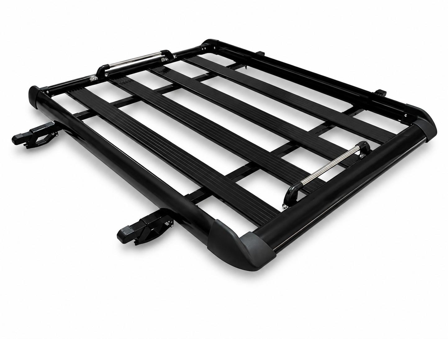 CANASTILLA TRANSVERSAL DE ALUMINIO NEGRA TUNIX.
