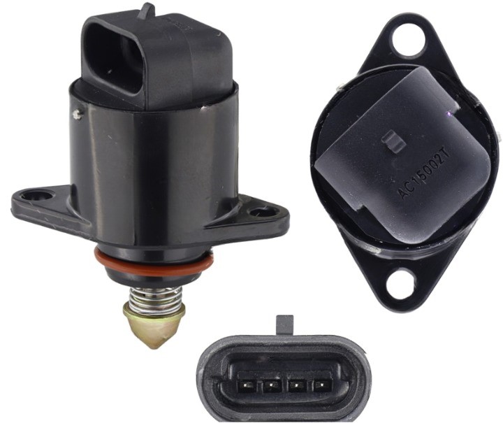 VALVULA DE MARCHA MINIMA IAC BUIC, CHEVROLET, GMC, ISUZU, OLDSMOBILE, PONTIAC 4 TERMINALES IFUEL = 04925 = 4345405 ARRANQUE DEL MOTOR VÁLVULA DE MARCHA MINIMA (IAC) CHEVROLET