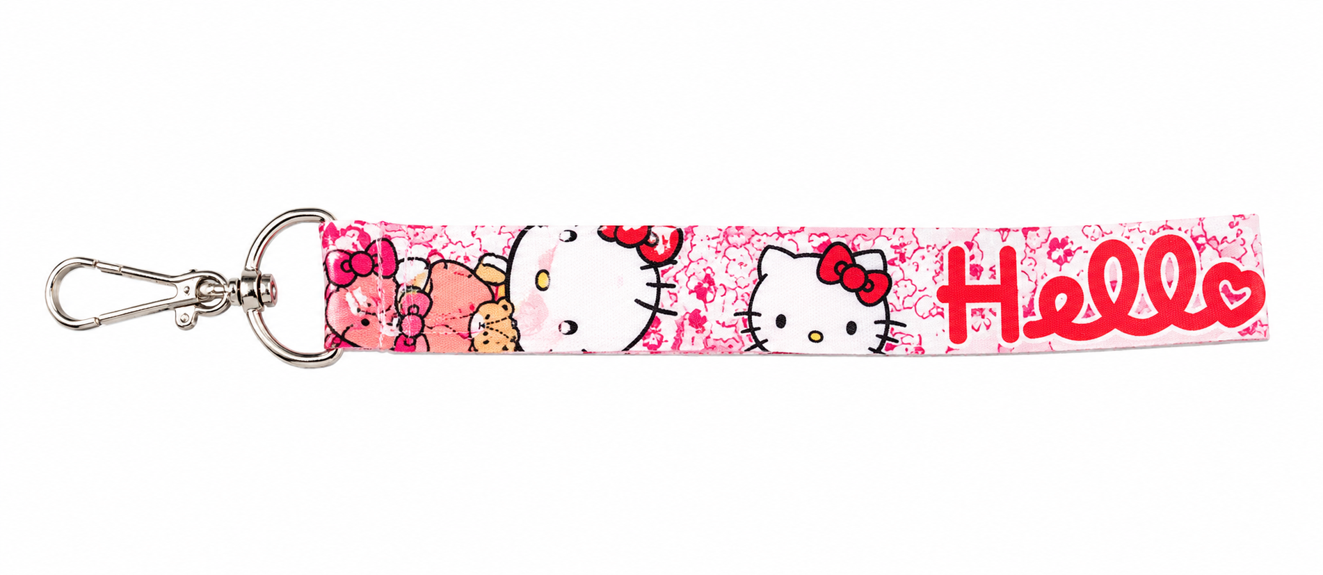 LLAVERO DE CINTA MEDIANO HELLO KITTY