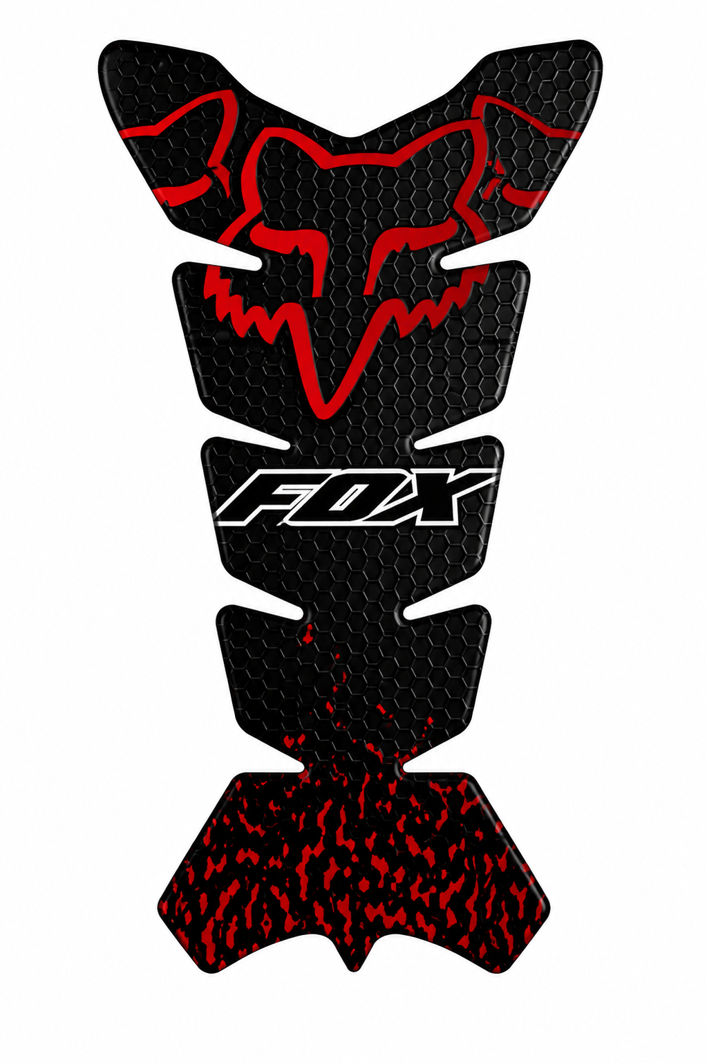 CALCOMANIA CON DISE?O UV PARA TANQUE DE MOTO FOX